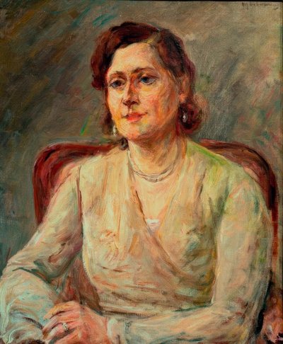 Porträtt av Lydia Petrowa av Max Liebermann