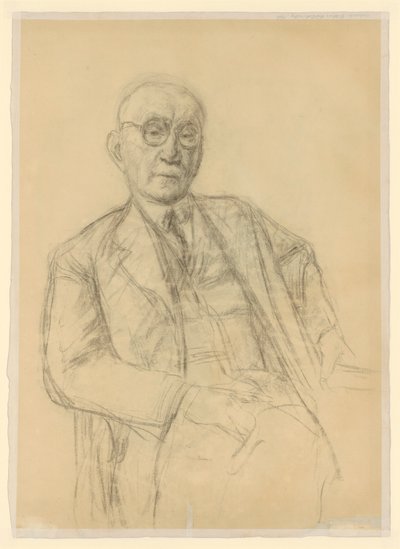 Porträtt av samlaren Oscar Huldschinsky av Max Liebermann
