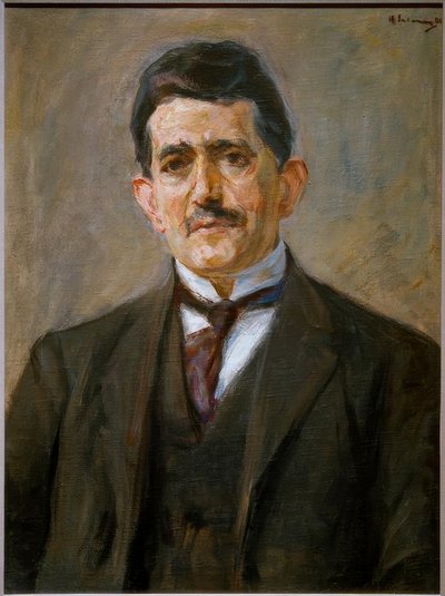 Porträtt av förlaget Bruno Cassirer av Max Liebermann