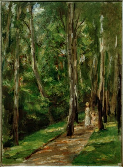 Birkenweg i Wannsee i väster av Max Liebermann
