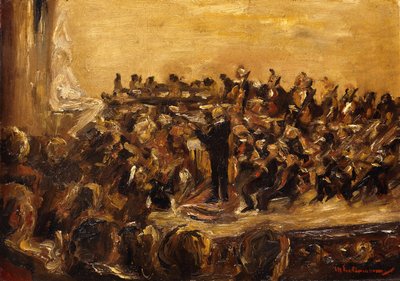 Konsert i Statsoperan, Unter den Linden, Berlin; Symfonikonsert i Statsoperan, Unter den Linden, Berlin, 1923 av Max Liebermann