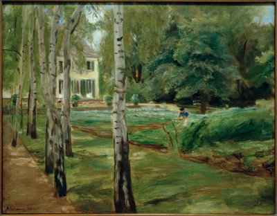 Björkallén i Wannseeträdgården i väster av Max Liebermann