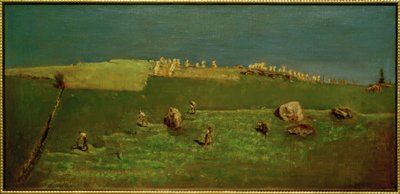 Gräsklipparna - slåtter i Tyrolen av Max Liebermann