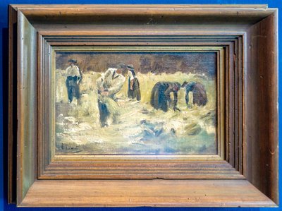 Skörd av spannmål av Max Liebermann