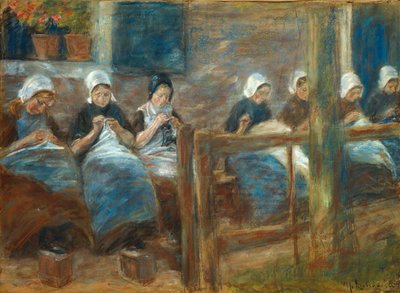 Flickor syr i Huizen av Max Liebermann