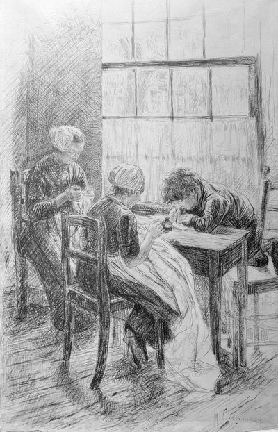 holländsk interiör av Max Liebermann