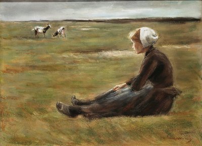 I fältet, c1890. av Max Liebermann