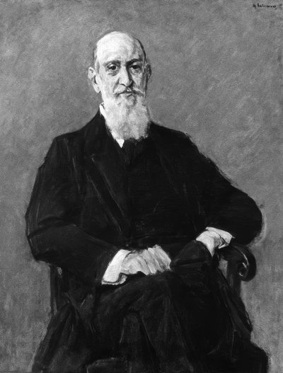 James Israel, porträtt, av M.Liebermann av Max Liebermann