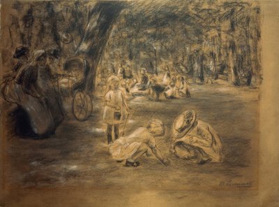 Lekplats i djurparken av Max Liebermann