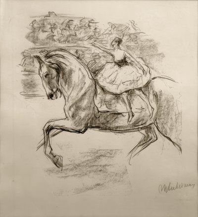 M.Liebermann, cirkusryttaren av Max Liebermann