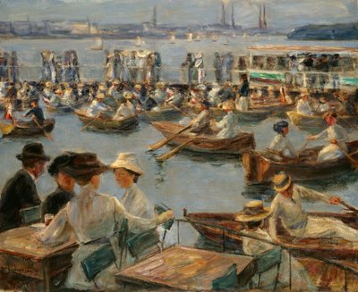 På Alster i Hamburg, 1910 av Max Liebermann