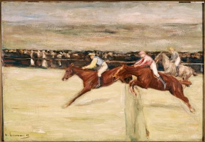 Hästkapplöpning i cascinerna av Max Liebermann