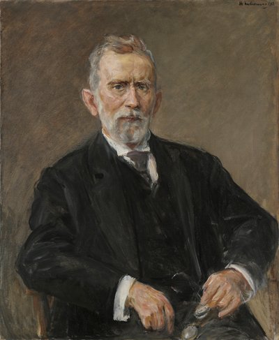 Porträtt av kemisten Paul Ehrlich av Max Liebermann