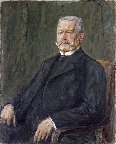 Porträtt av Paul von Hindenburg av Max Liebermann