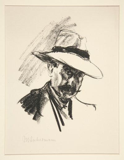 Porträtt av Walter Hasenelever av Max Liebermann