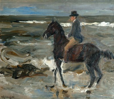 Ryttare på stranden av Max Liebermann