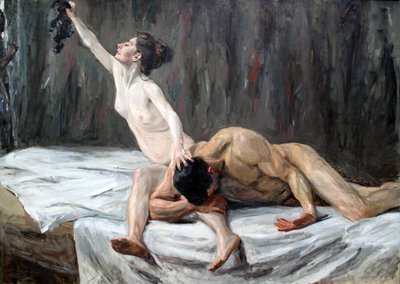 Simson och Delila av Max Liebermann