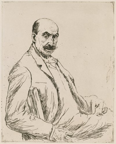 Självporträtt, 1906. av Max Liebermann