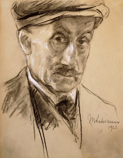 Självporträtt, 1923 av Max Liebermann