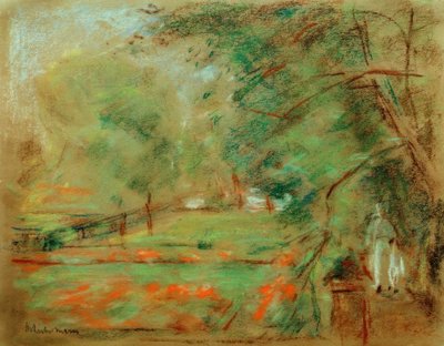 Promenad i trädgården vid Wannsee av Max Liebermann