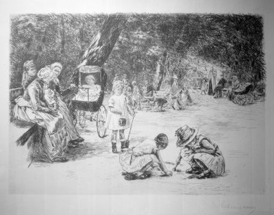 Lekande barn av Max Liebermann
