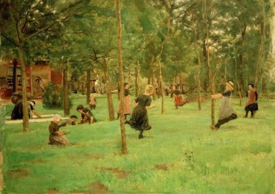 Lekande barn av Max Liebermann