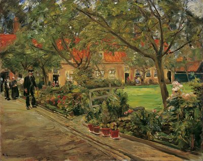 Sjukhusträdgård i Edam av Max Liebermann