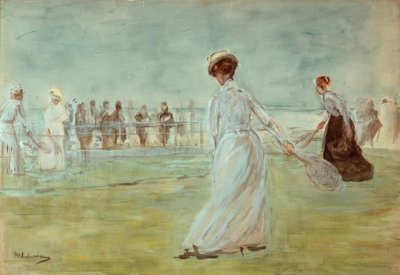 Tennisspelare av Max Liebermann