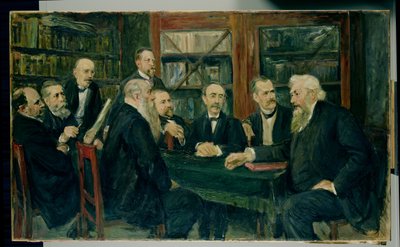 Professorkonventet i Hamburg 1906 (se även 144760) av Max Liebermann