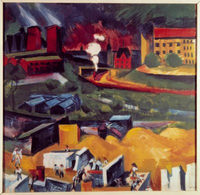 Utsikt över Schmargendorf av Max Pechstein