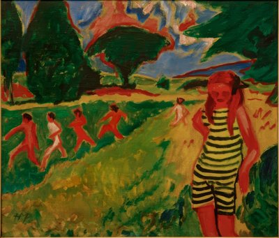 Den gul-svarta tröjan av Max Pechstein