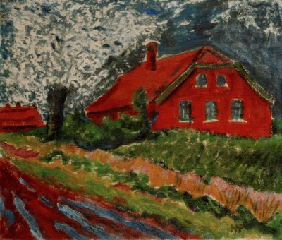 Det röda huset av Max Pechstein