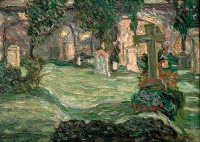 Eliasfriedhof i Dresden av Max Pechstein