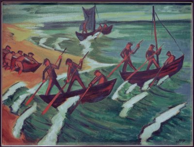 fiskare av Max Pechstein