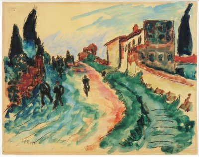 Italiensk landsbygd av Max Pechstein
