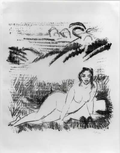 Liegender Akt von Max Pechstein