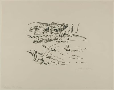 Monte Rosso Bay, från Resebilder: Italien-Sydhavet av Max Pechstein