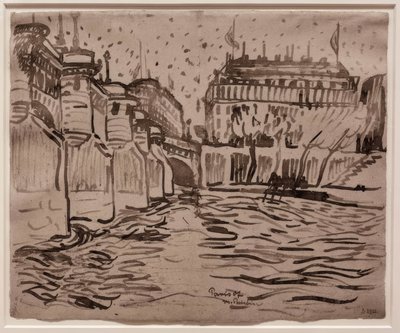 Paris, Pont Neuf av Max Pechstein