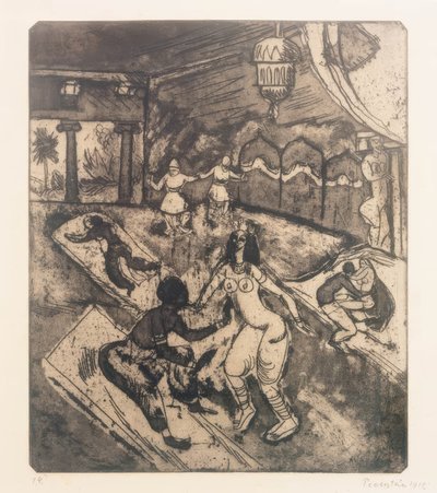 Rysk balett I av Max Pechstein