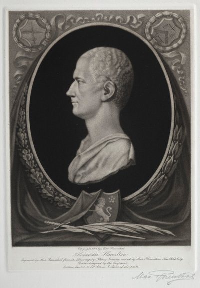 Alexander Hamilton, 1901. av Max Rosenthal
