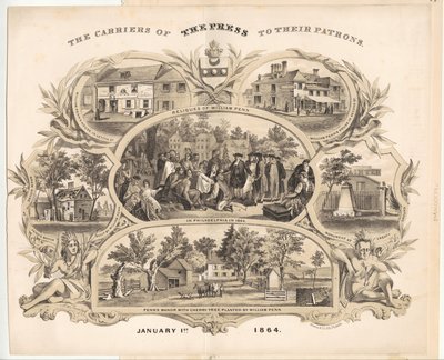 Reliker av William Penn i Philadelphia av Max Rosenthal