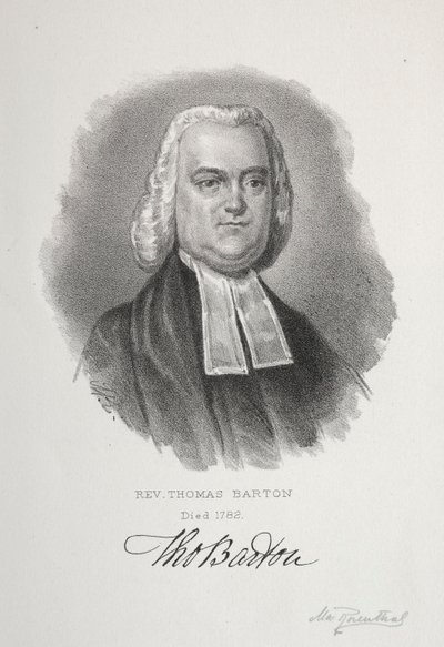 Pastor Thomas Barton. av Max Rosenthal