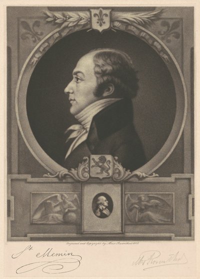 Charles Balthazar Julien Févret de Saint-Mémin av Max Rosenthal, after Charles B.J. Févret de Saint Mémin