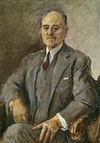 Porträtt av Hermann Sudermann 1857-1928, 1927. av Max Slevogt
