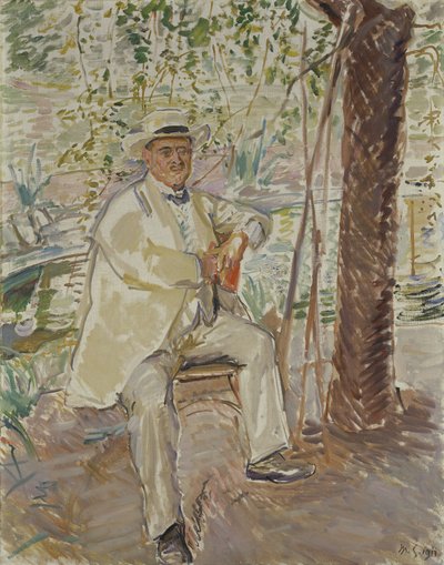 Konsthistorikern, professor dr Karl Voll (1867-1917) 1911 av Max Slevogt