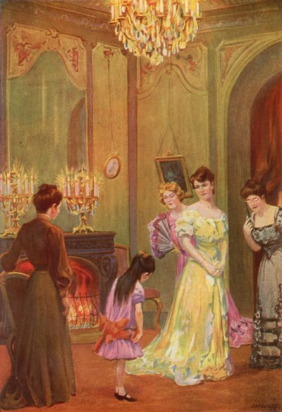 Illustration för Jane Eyre av Charlotte Bronte (färg litho) av Max Wulff