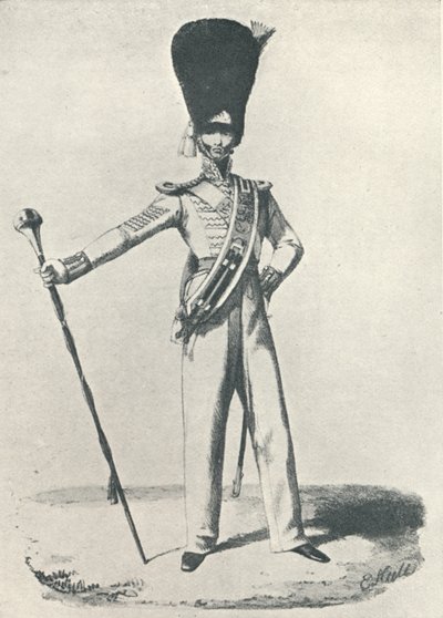 17:e regementet, trummajor 1830, 1830 1909 av Maxim Gauci