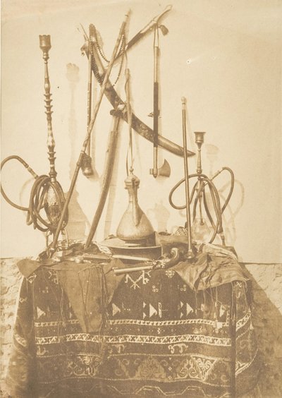 Kairos vapen och redskap, december 1849-januari 1850. av Maxime Du Camp