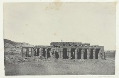 Gournah, Osymandias grav, Thebe, 184951, tryckt 1852. av Maxime Du Camp