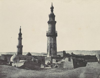 Övre Egypten. Girgeh. Moskén i Ali-Bey, 1850. av Maxime Du Camp